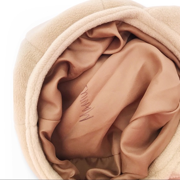 Beige / Off White Vintage 1970s Teddy Hat - Picture 5 of 6